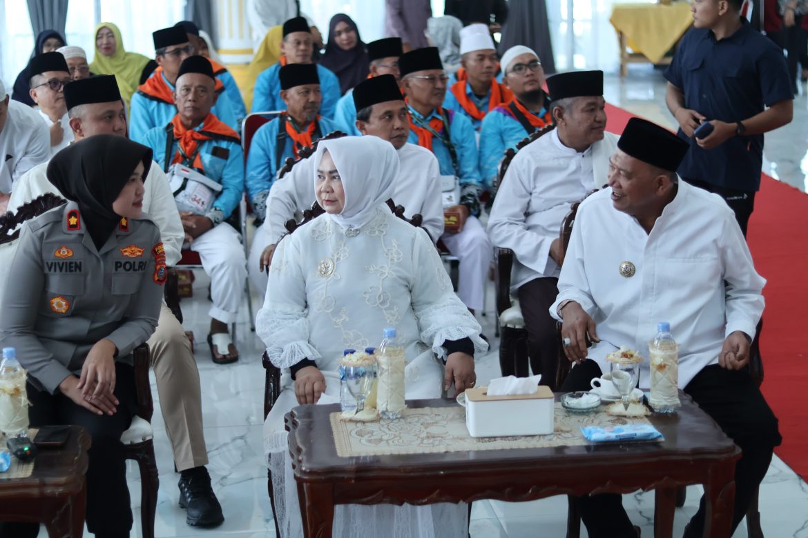 Wakapolres Langkat Hadiri Pelepasan Jemaah Haji Kloter 4 Kabupaten Langkat Tahun 2026.
