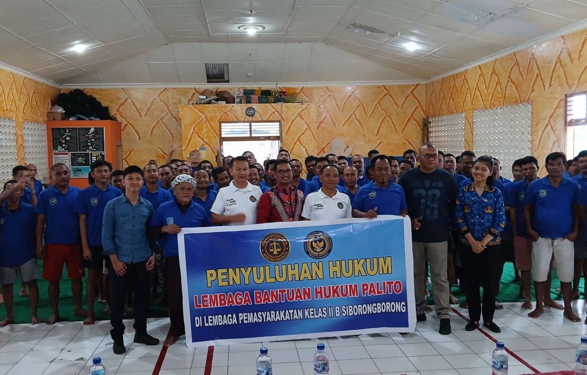 Penyuluhan Hukum dan Sosialisasi Bantuan Hukum Gratis di Lapas Kelas llB Siborong borong Oleh : LBH PALITO