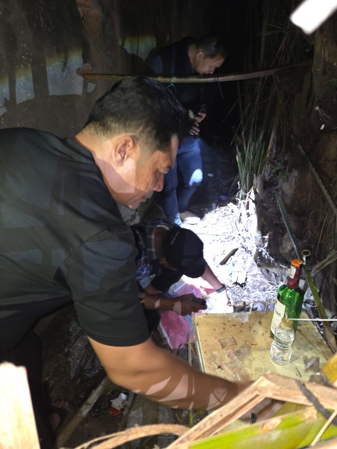 Sat Narkoba Polres Langkat Gerebek Lokasi Diduga Tempat Transaksi Sabu di Hinai