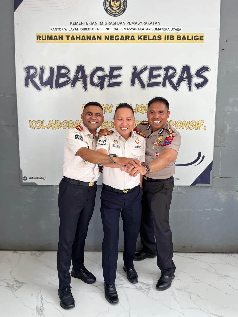 Hangat dan Penuh Makna, Kapolres Toba Hadiri Pisah Sambut Karutan Balige