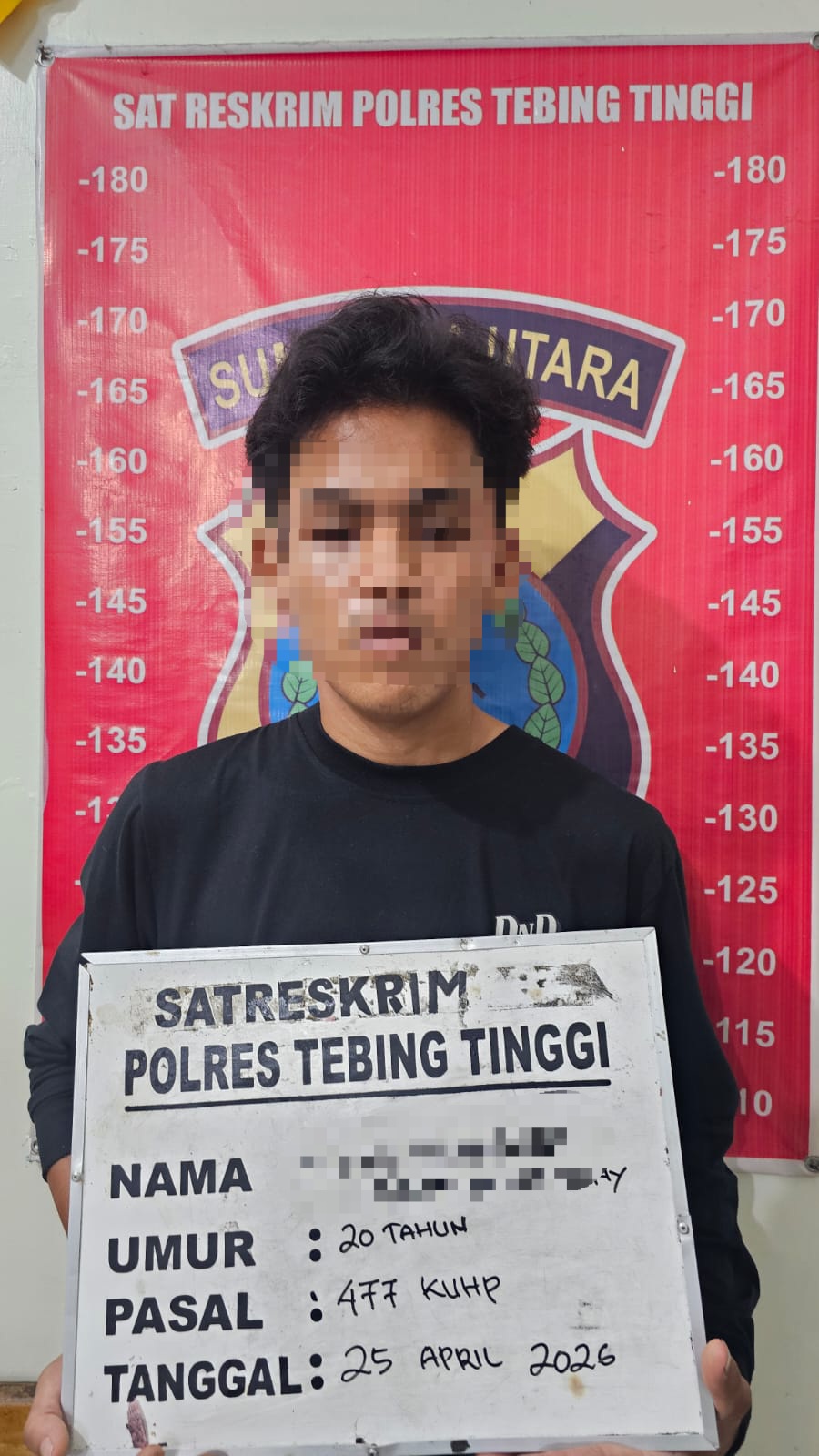 Pelaku Pembobolan Rumah Makan Di Tangkap Polisi Di Tebingtinggi