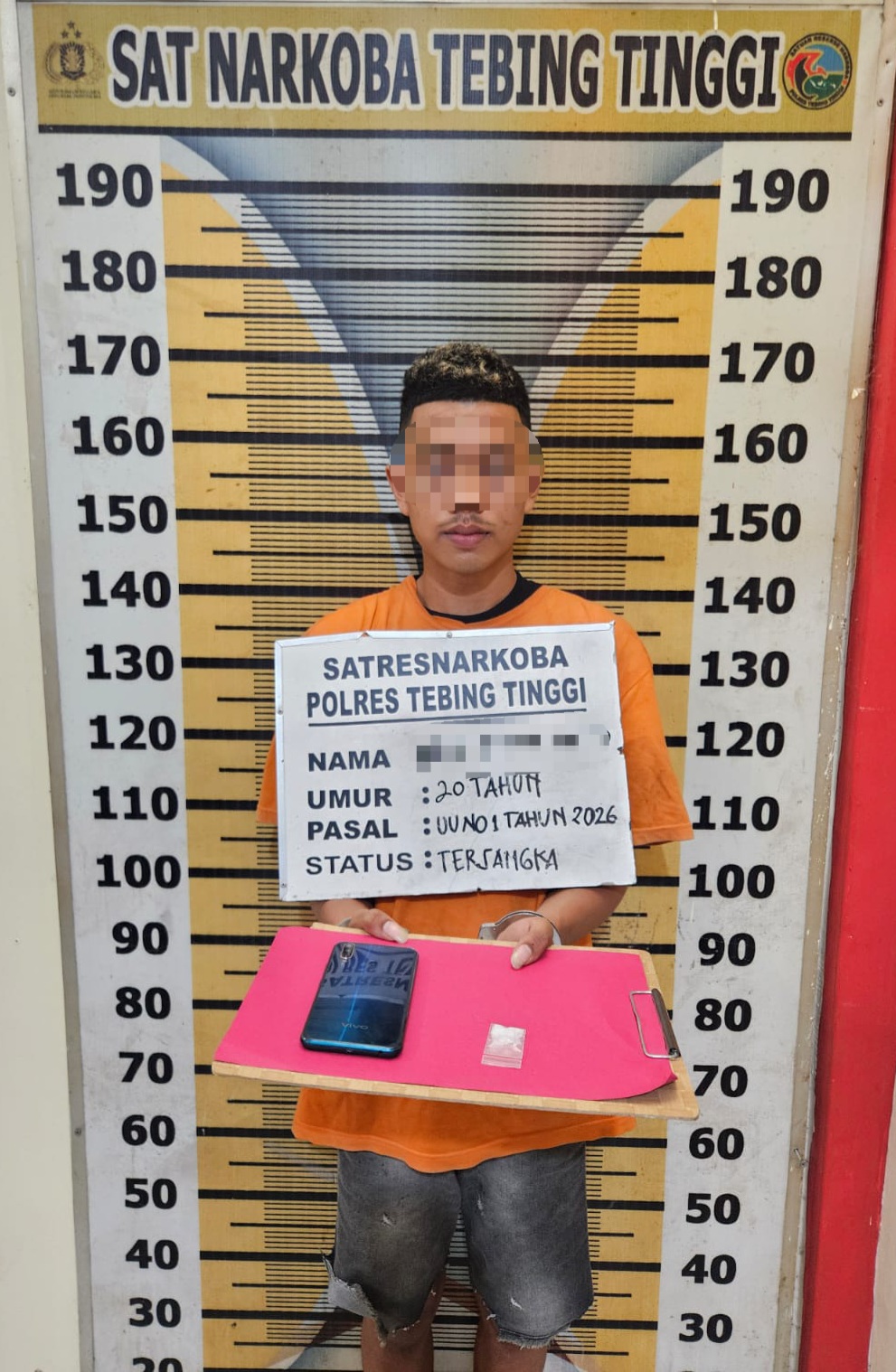 Miliki Sabu, Pria Di Tebingtinggi Ditangkap Sat Resnarkoba Polres Tebing Tinggi