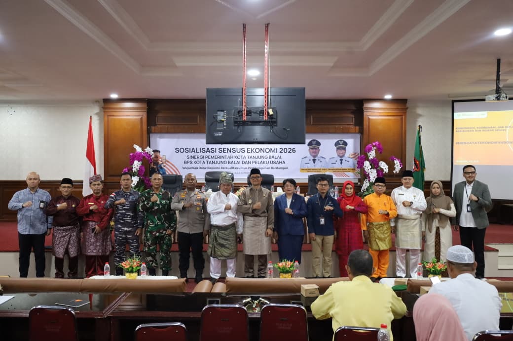 Pemko Tanjungbalai Kolaborasi Bersama BPS Serta Pelaku Usaha Sukseskan Sensus Ekonomi 2026
