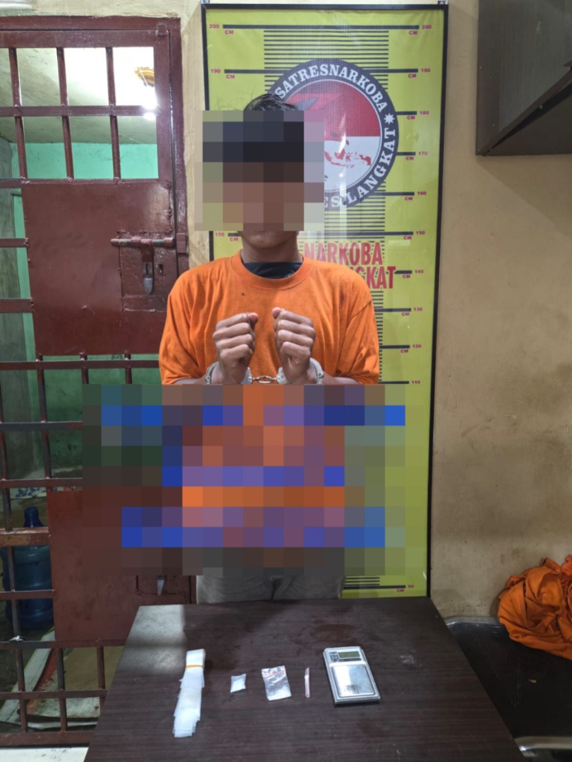 POLRES LANGKAT TEGAS BERANTAS NARKOTIKA, KASUS SABU DI BESITANG BERHASIL DIUNGKAP.