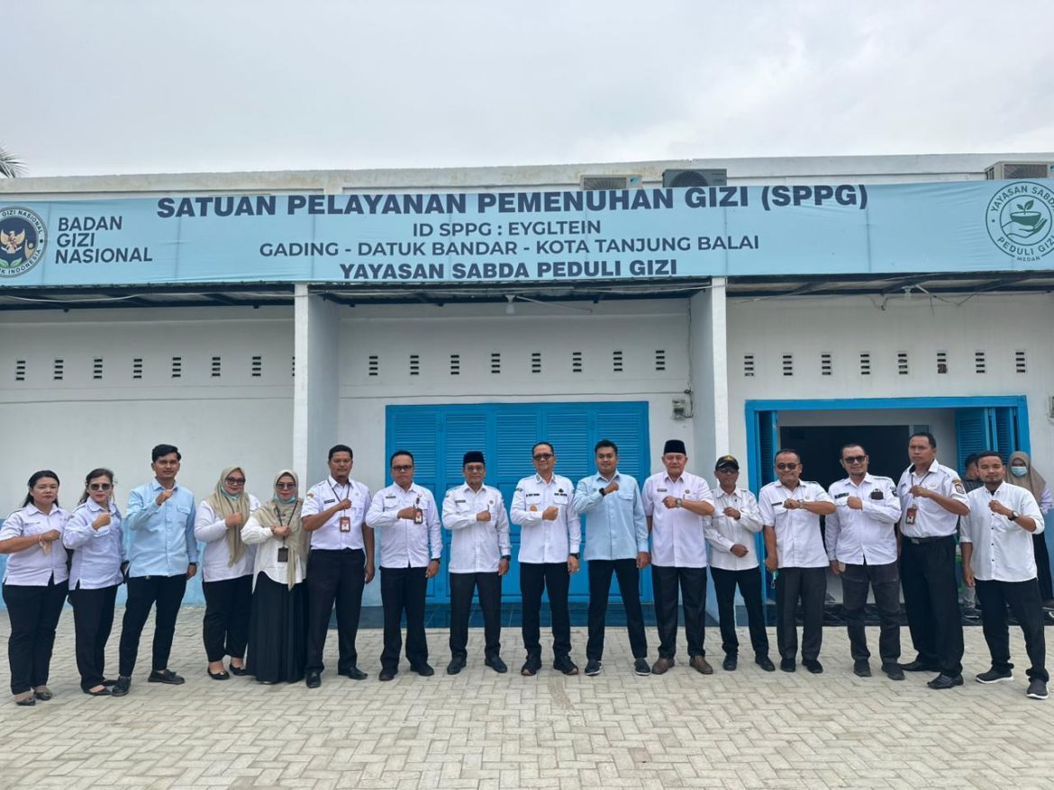 Komitmen Pemko Tanjungbalai Dukung Program Pemenuhan MBG, Satgas Tinjau Dua Dapur SPPG 