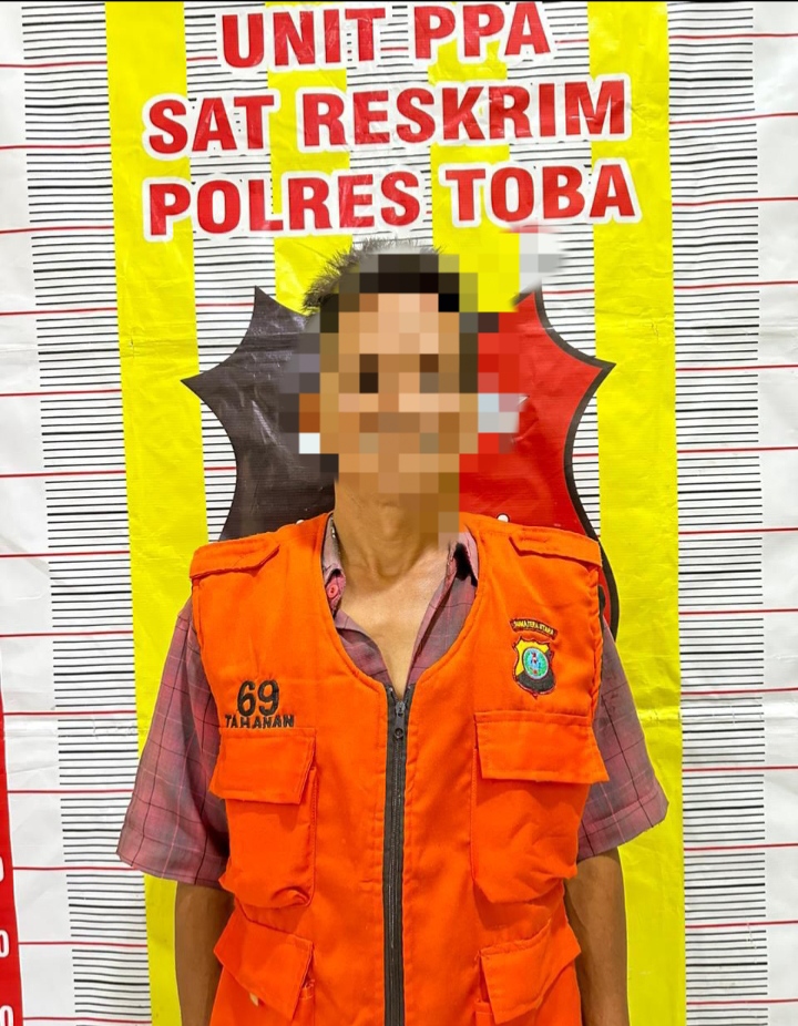 Ayah Tiri Diduga Cabuli Anak Tirinya di Ajibata, Pelaku Berhasil Diamankan Polres Toba 