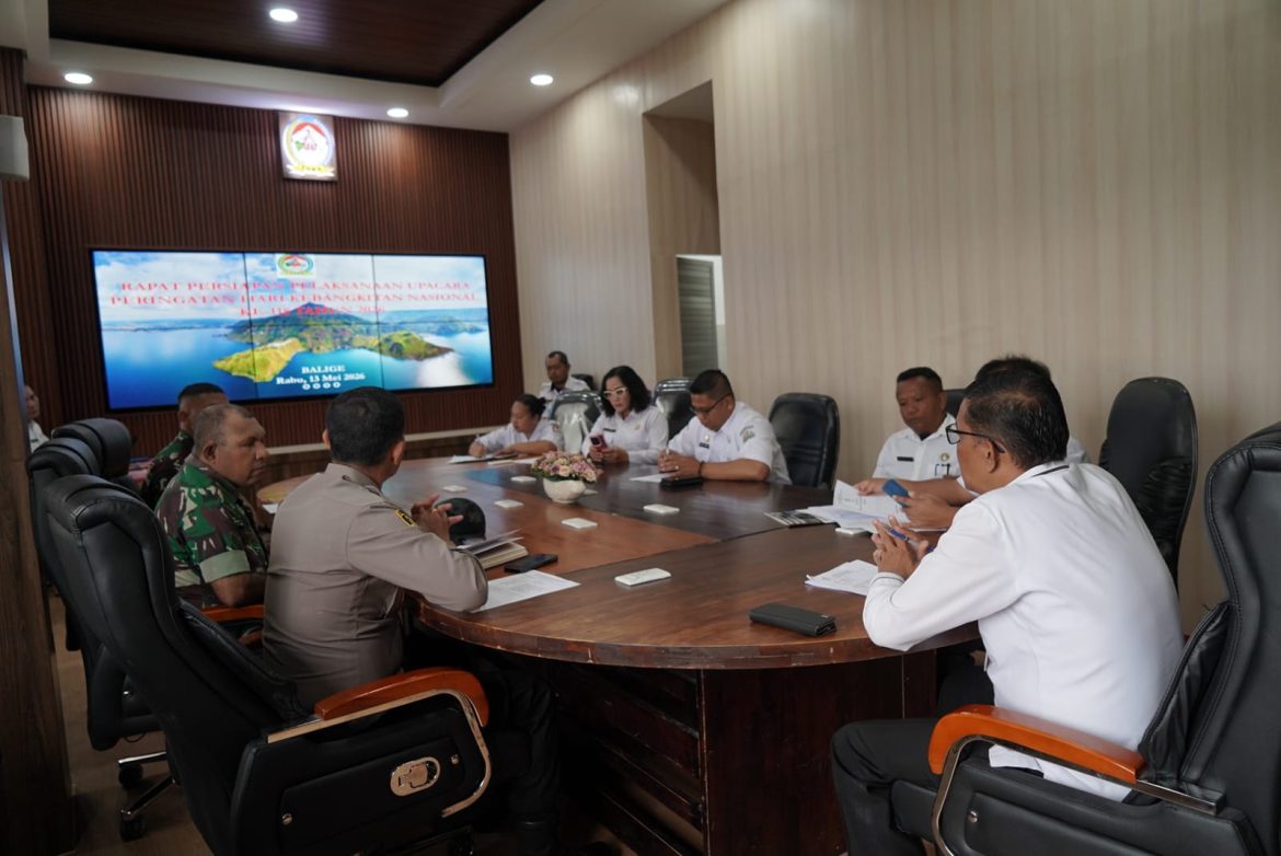 Pemkab Toba Matangkan Persiapan Upacara Hari Kebangkitan Nasional 2026 dan Hari Lahir Pancasila