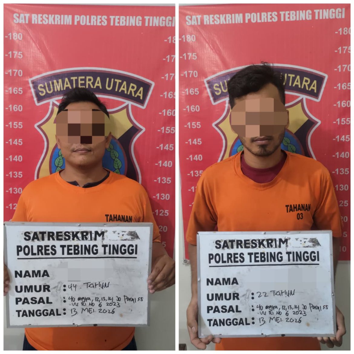 Sat Reskrim Polres Tebing Tinggi Mengamankan Dua Pelaku Penyalahgunaan BBM Bersubsidi Jenis Solar