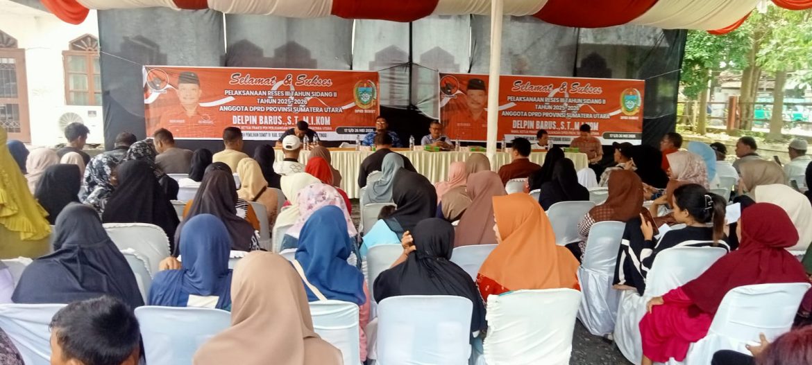 Reses DPRD Serap Aspirasi Warga Tebing Tinggi Kota