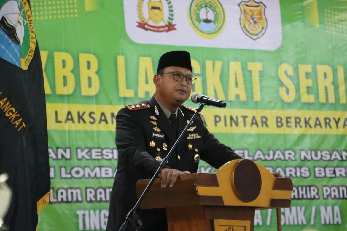 Kapolres Langkat Tanamkan Disiplin dan Jiwa Nasionalisme pada LKBB Langkat Series Jilid II.