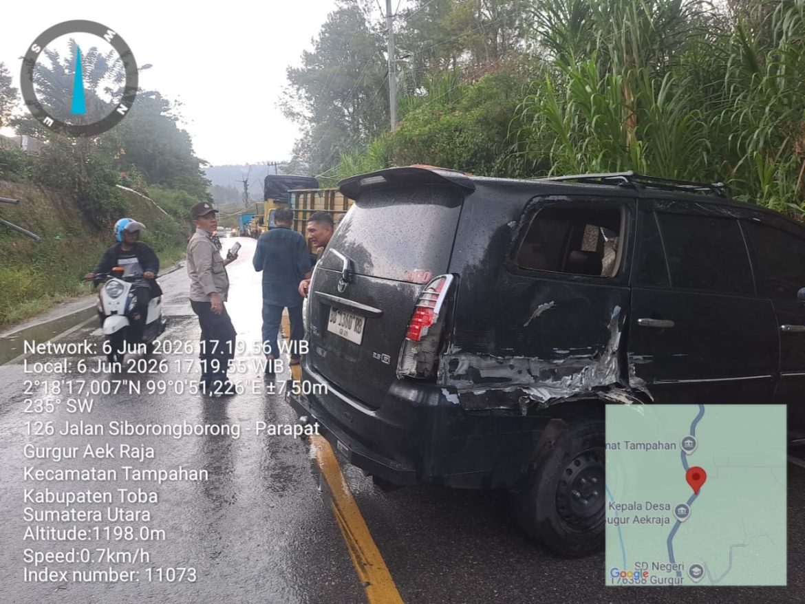Kecelakaan Maut Kembali Terjadi di Jalur Lintas Tarutung – Medan. “Dua Meninggal Dunia”