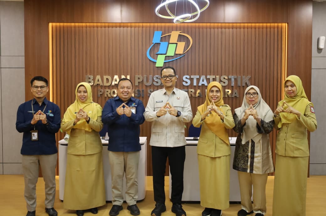 Plh Wali Kota Tanjungbalai Ke BPS Sumut Bahas Sinkronisasi IKK dan Perolehan DAU 2027