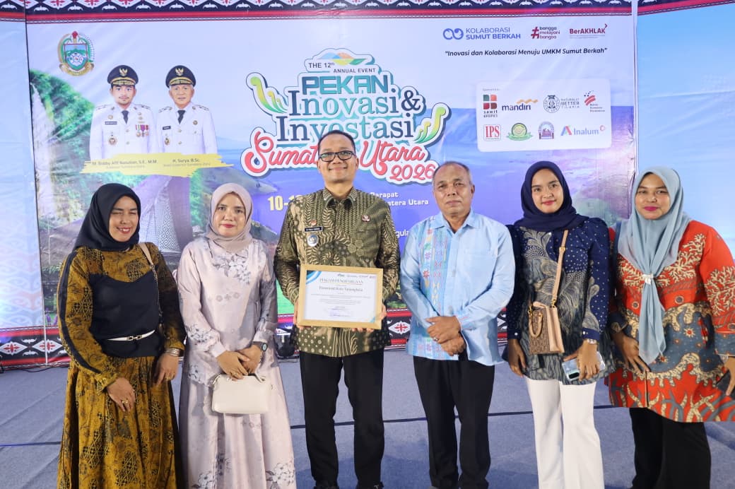 Pemko Tanjungbalai Raih Penghargaan “Persentase Capaian Realisasi Investasi Terbesar Tahun 2025” 