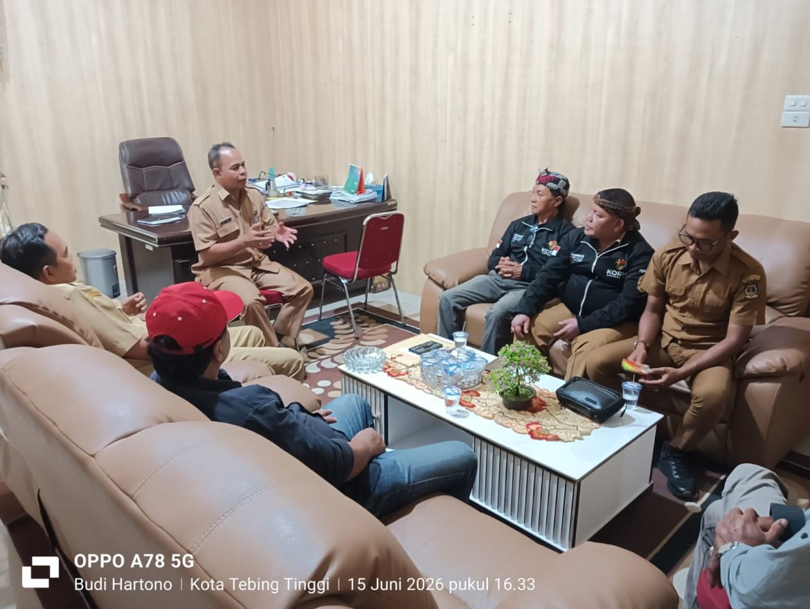 APPSBI Kota Tebing Tinggi Adakan Audensi ke Disporabudpar Tebing Tinggi 