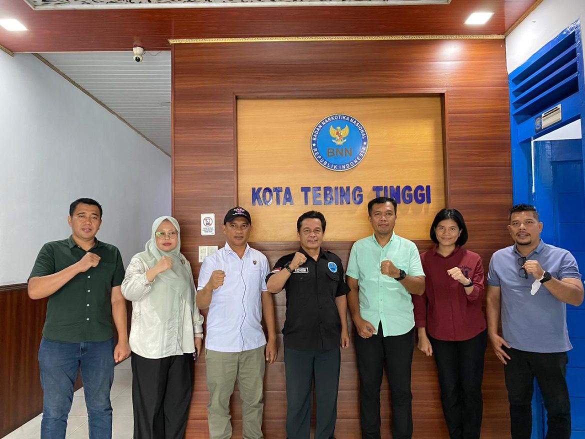 Perkuat Sinergitas P4GN, Satresnarkoba Polres Tebing Tinggi Silaturahmi ke BNN Kota Tebing Tinggi