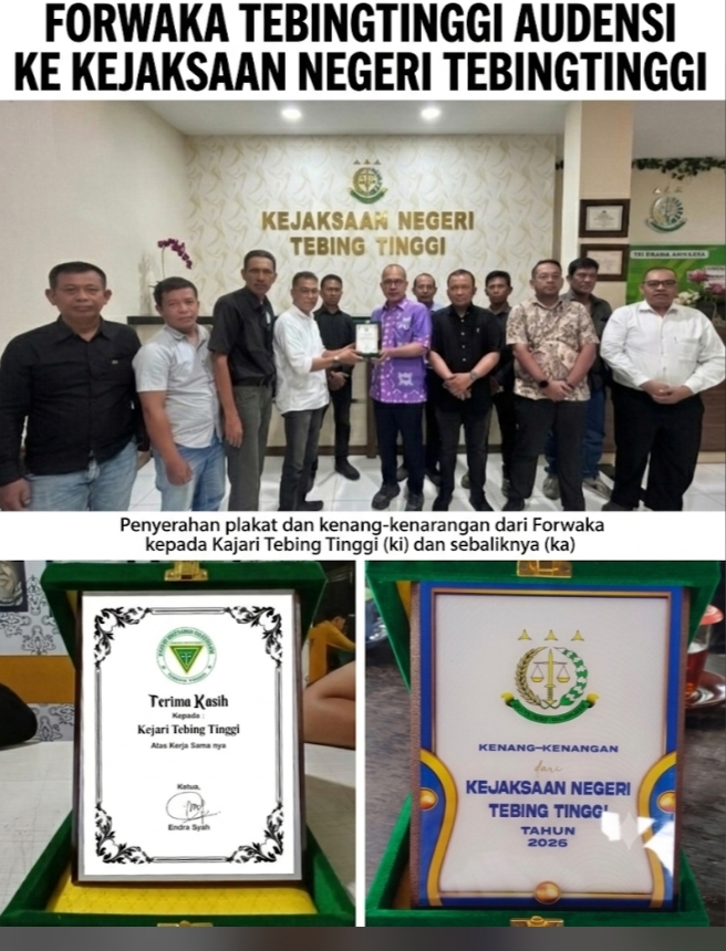 Kajari Tebingtinggi Perkuat Sinergi dengan FORWAKA