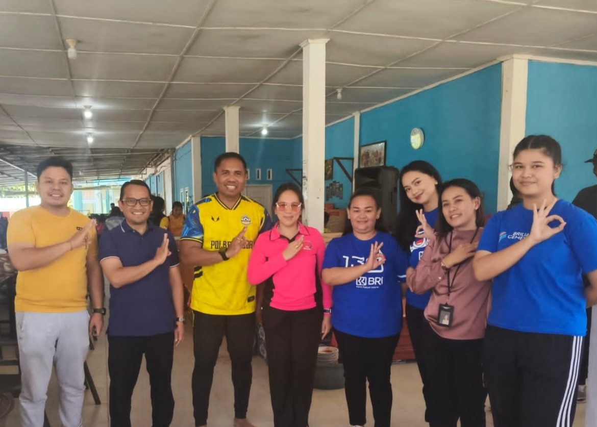 BRI Cabang Balige Ramaikan Olahraga Bersama dengan Polres Toba, Sambut HUT Bhayangkara Ke-80