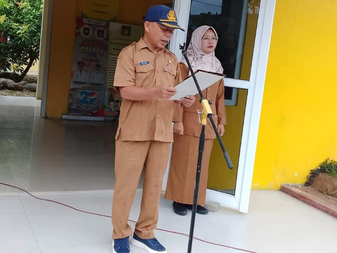 Pemerintah Kecamatan Secanggang Gelar Apel Pagi untuk Tingkatkan Kedisiplinan dan Pelayanan Publik.