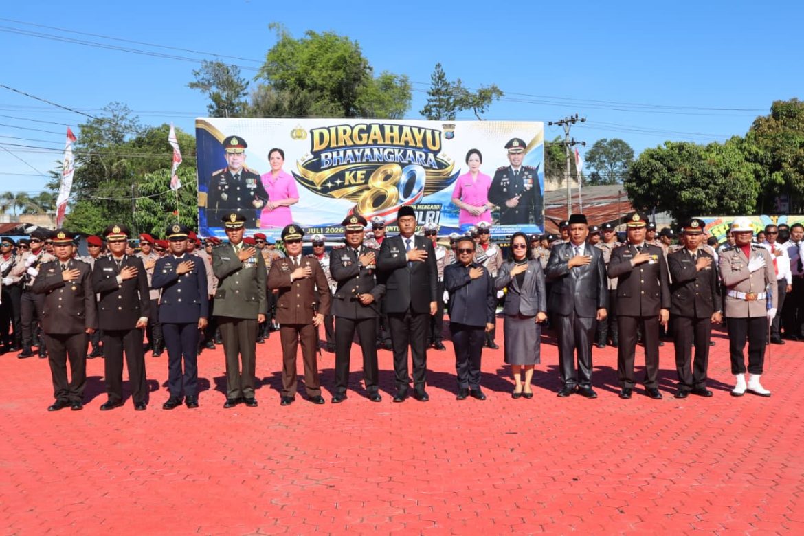Polres Toba Gelar HUT Bhayangkara Ke-80