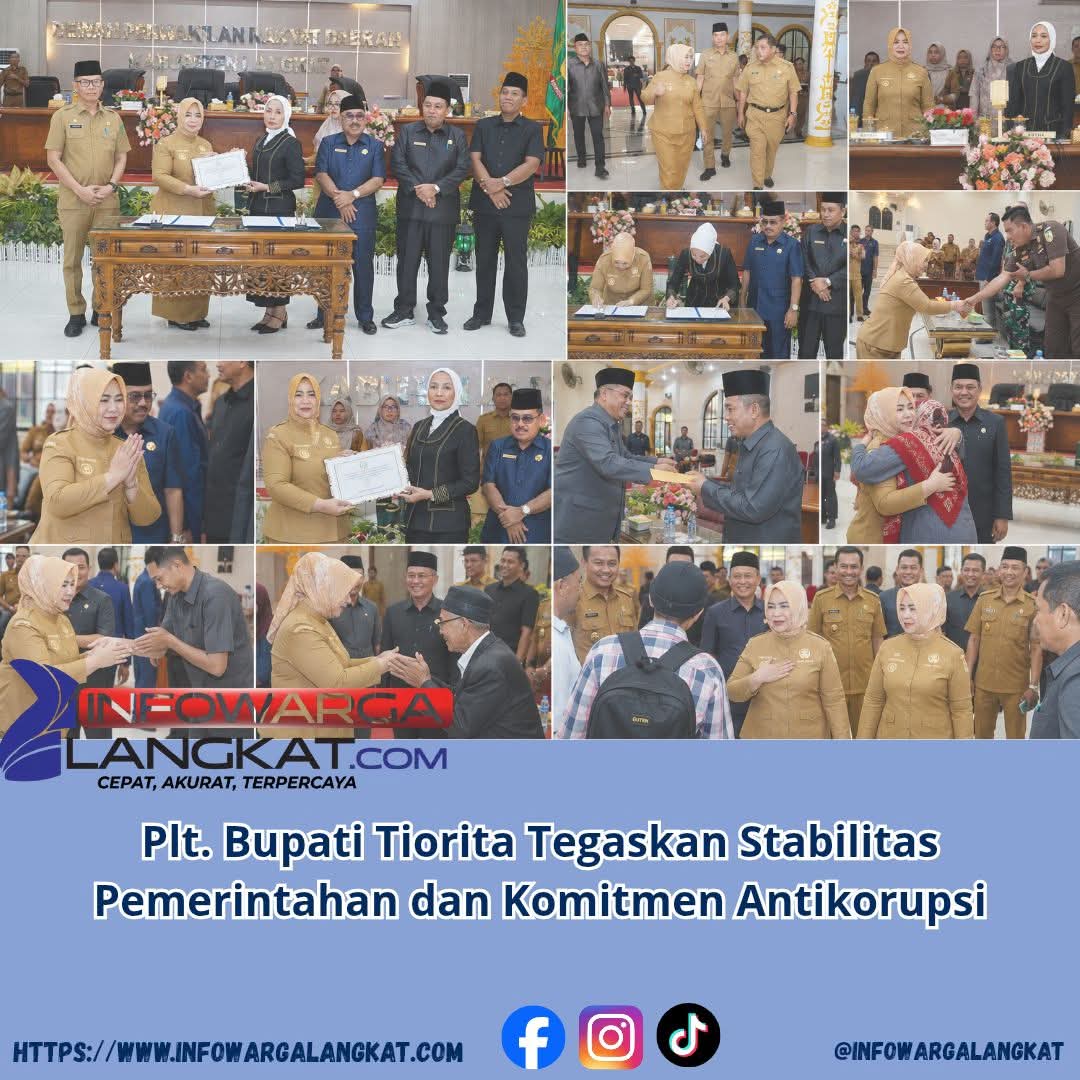 Plt. Bupati Langkat Tegaskan Komitmen Jaga Stabilitas Pemerintahan dan Pelayanan Publik dalam Rapat Paripurna DPRD.