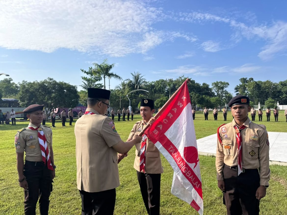 Ikuti Jambore Daerah Sumut XI Tahun 2026,Wakil Wali Kota Tanjungbalai Lepas Kontingen Kwarcab Kota Tanjunngbalai