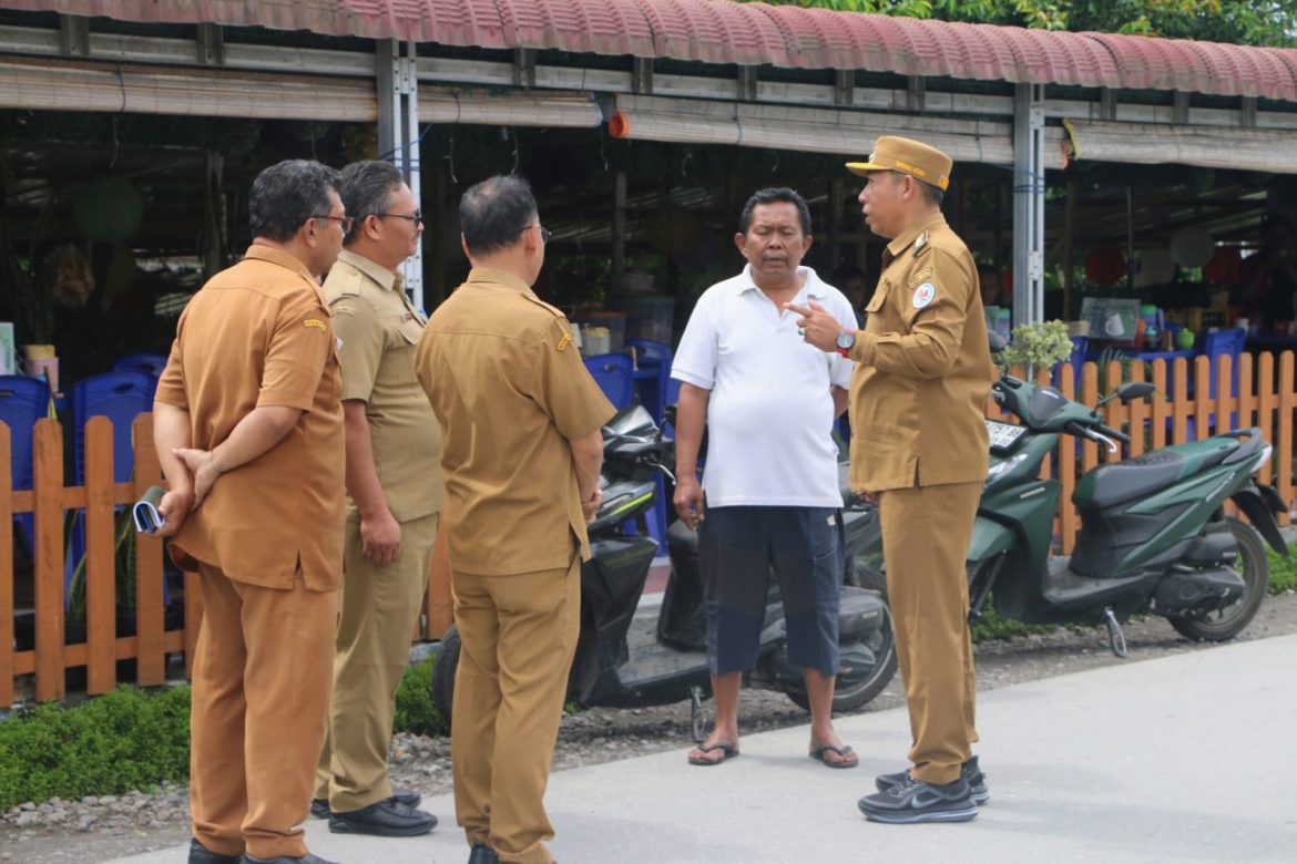 Bupati Tapanuli Utara Targetkan Percepatan Penataan Lokasi Tanggul Jalan Diponegoro