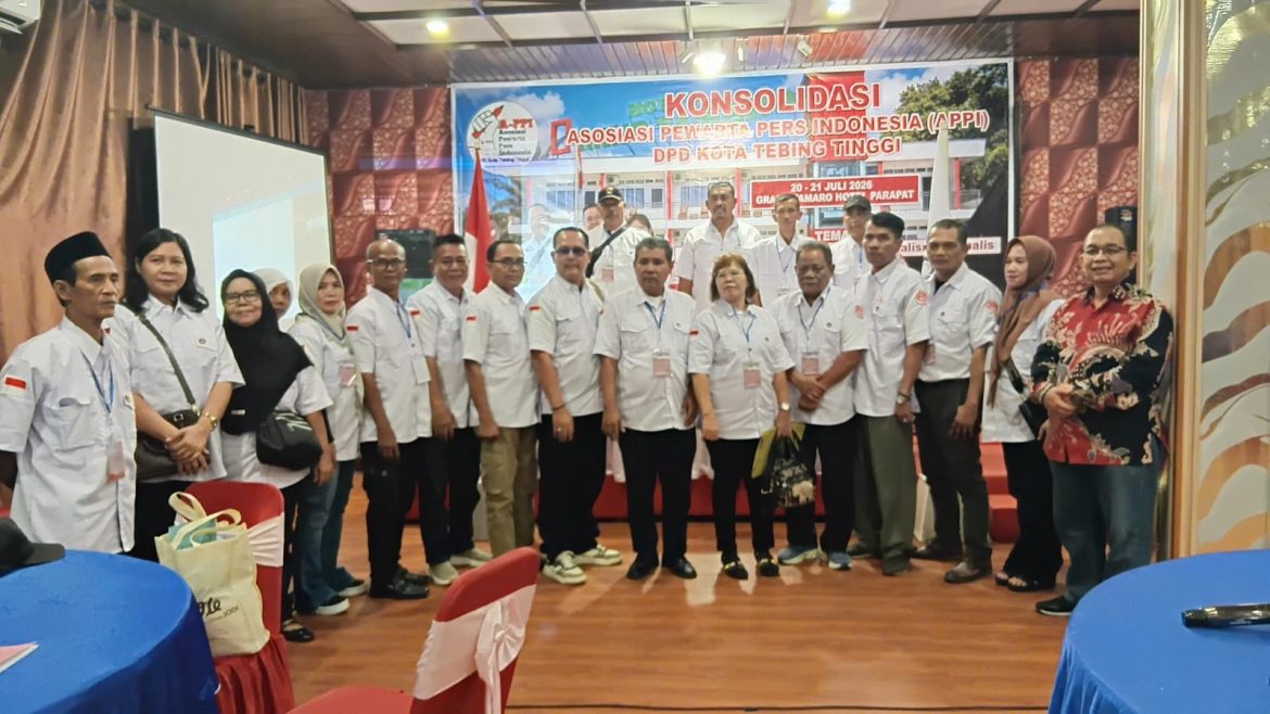 Konsolidasi APPI Tebing Tinggi Perkuat Profesionalisme Jurnalis