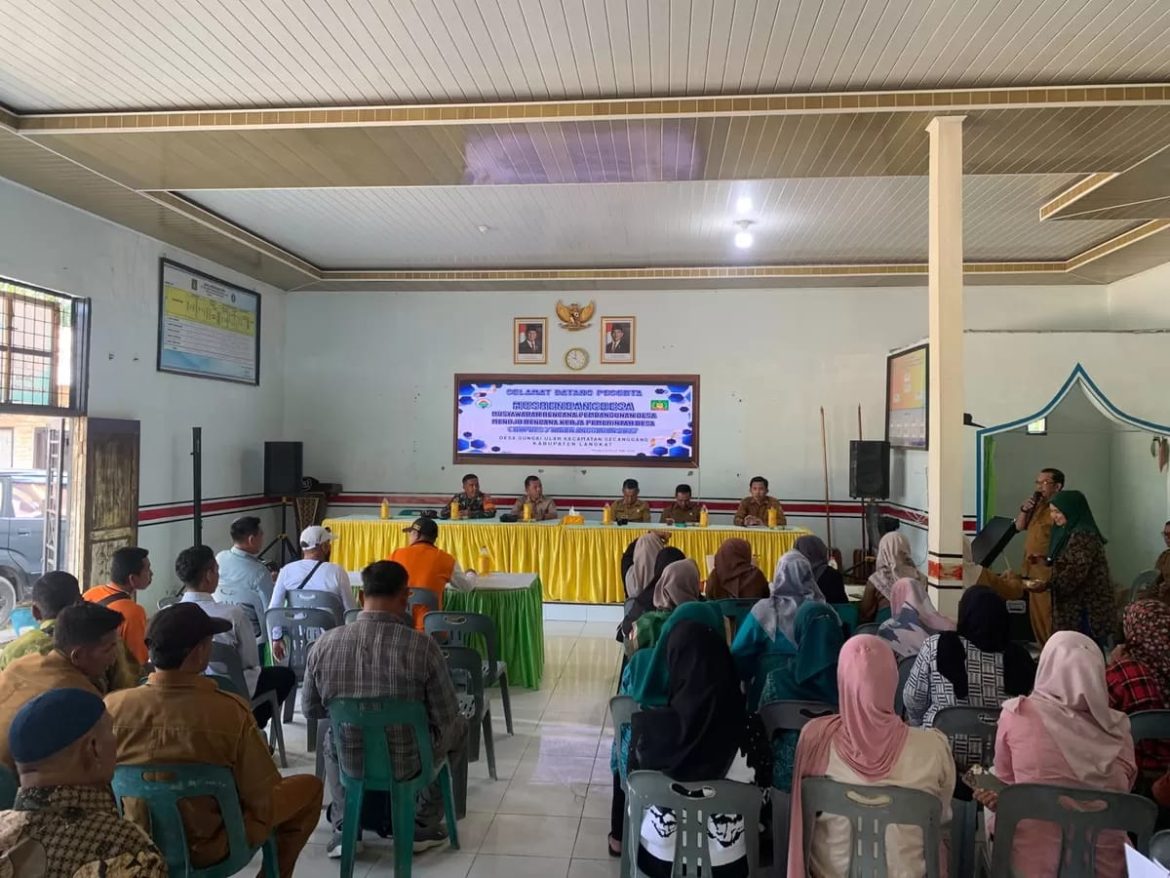 Pemerintah Desa Sungai Ular Gelar Musrenbangdes Penyusunan RKP Desa Tahun 2027.