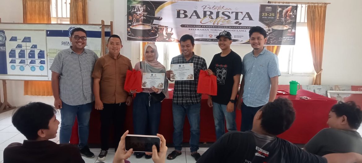 Pelatihan Barista Resmi Ditutup, Peserta Didorong Kembangkan Usaha Kopi