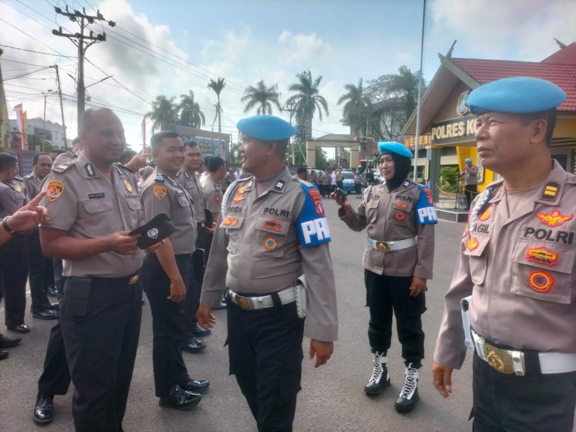 Tingkatkan Kedisiplinan Polres Kotim Laksanakan Gaktibplin Terhadap Personel