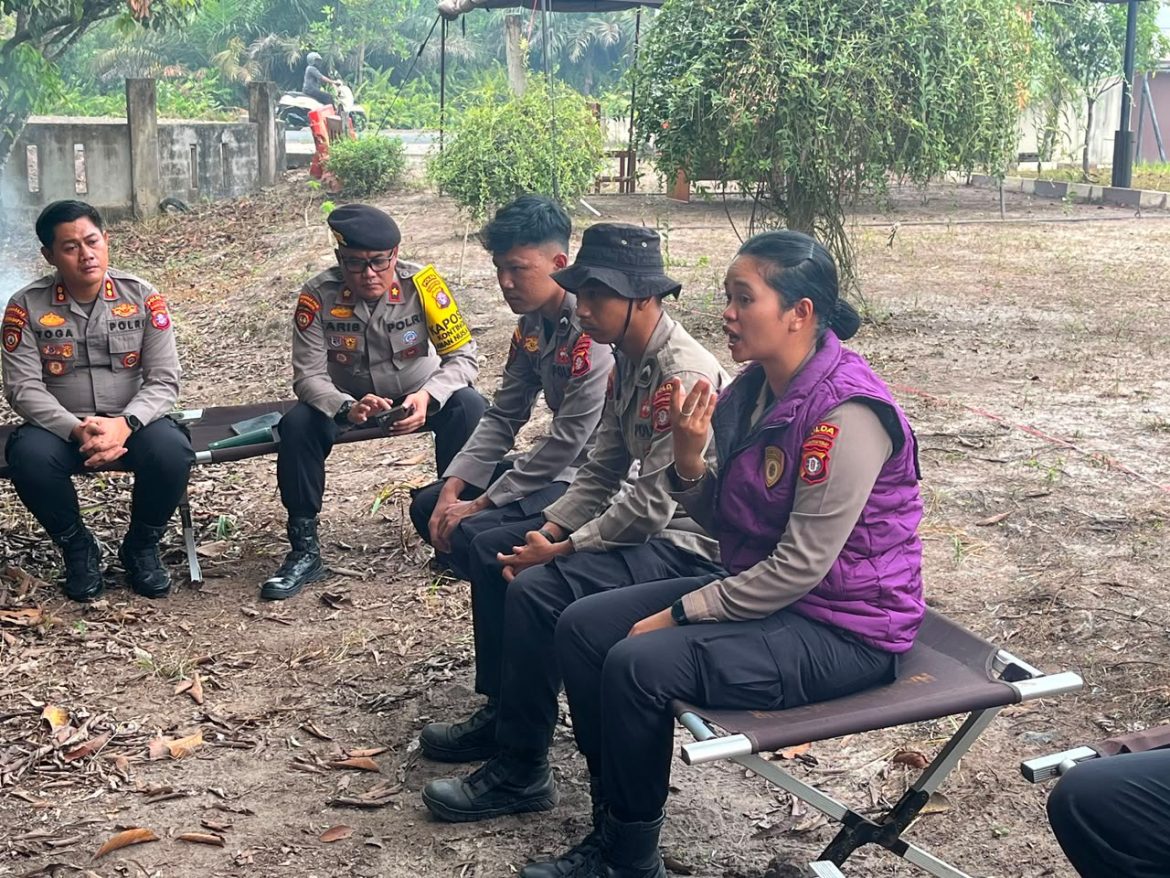 Polda Kalteng Berikan Trauma Healing bagi Personel Satgas Aman Nusa II