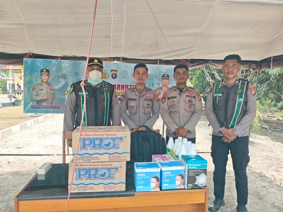 Dukung Kesiapsiagaan Tugas, Tim Dokkes Polda Kalteng Periksa Kesehatan Personel Satgas Aman Nusa