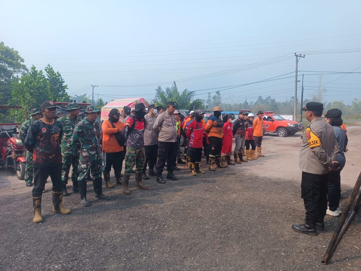 Siapkan Penanganan Karhutla, Polsek Sabangau Ikuti Apel Konsolidasi