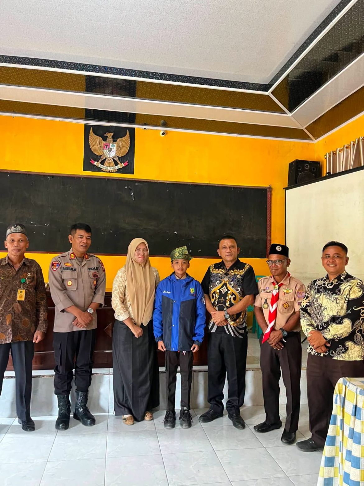 Kapolsek Secanggang Hadiri Musyawarah Gerakan Pramuka Tingkat Mabiran Kecamatan Secanggang.