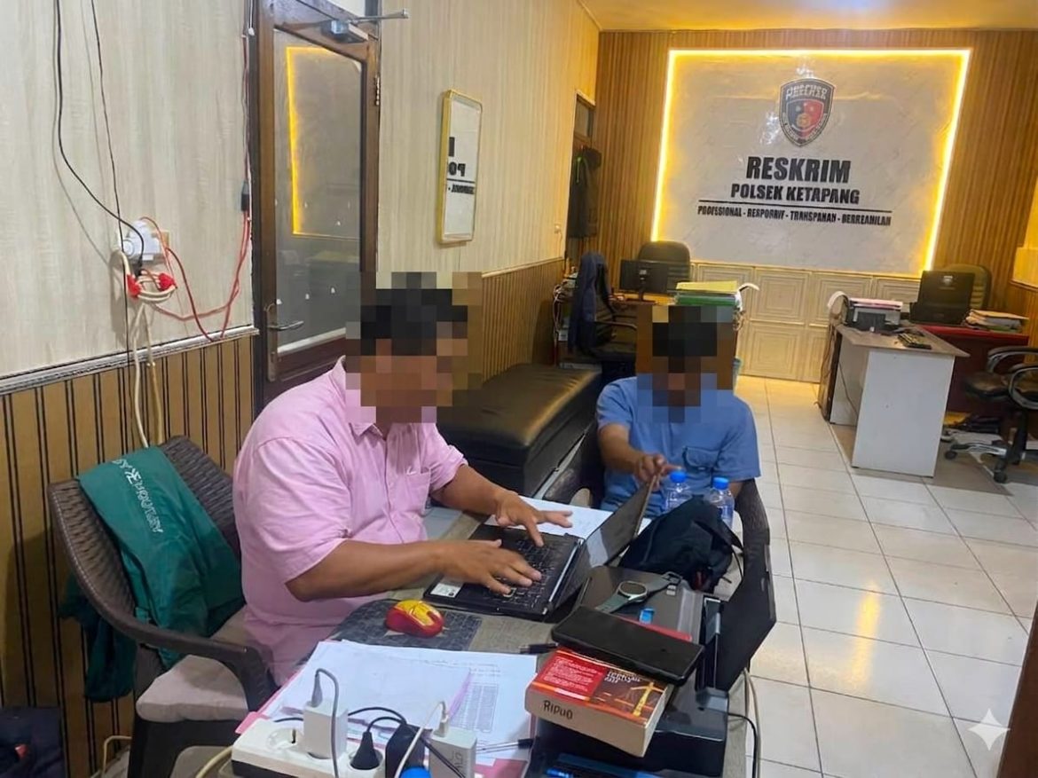Unit Reskrim Polsek Ketapang Amankan Karyawan Swasta Pelaku Penggelapan Uang Perusahaan Rp87 Juta