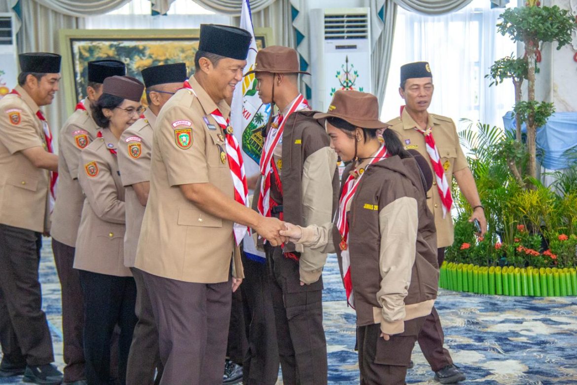 Lepas Kontingen Kalteng ke Jambore Nasional XII, Kapolda: Momentum Emas Bentuk Karakter Cinta Tanah Air dan Lingkungan