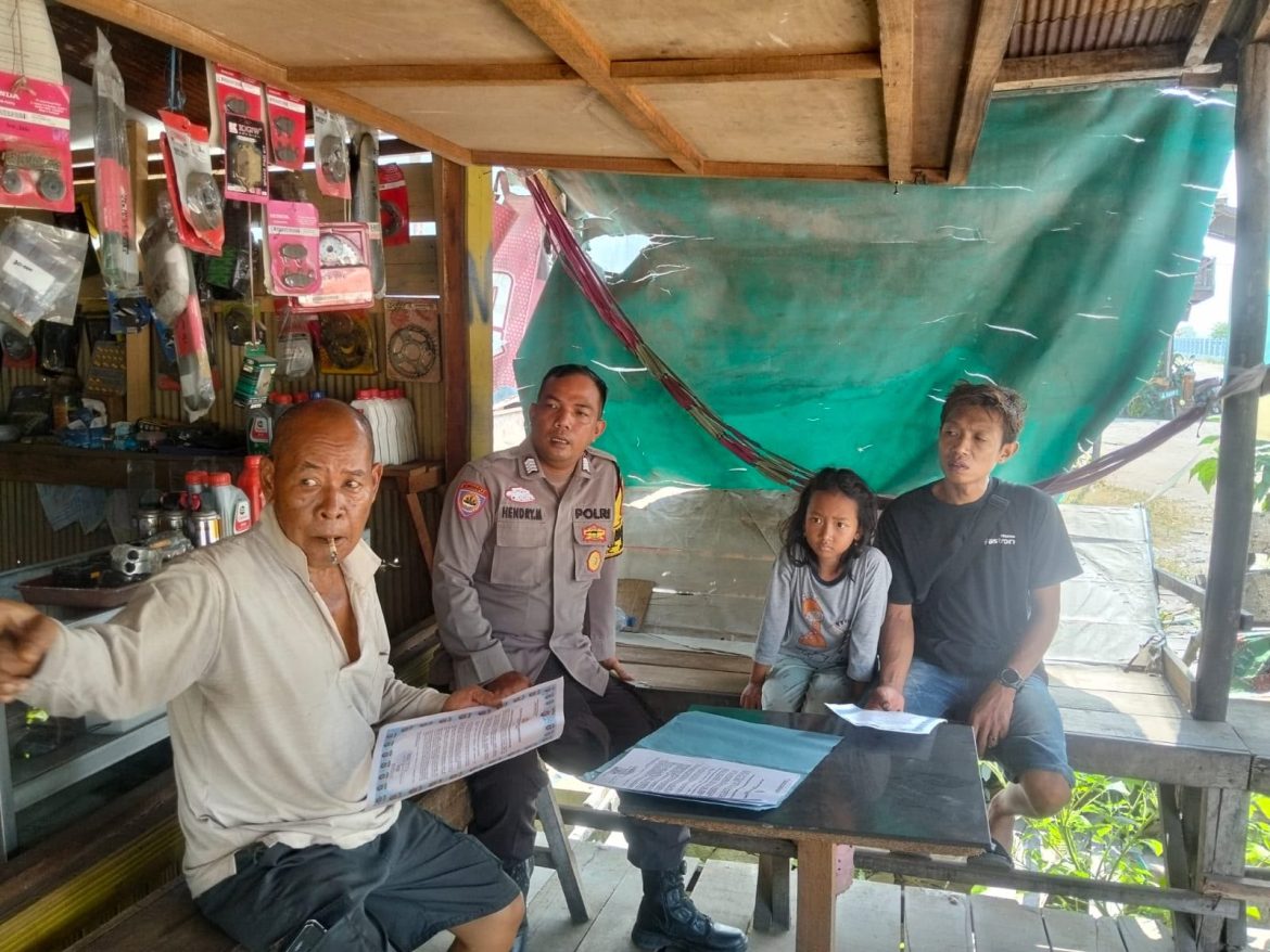 Gelar DDS di Palangka, Bhabinkamtibmas Polsek Pahandut Sosialisasikan Layanan Polri 110