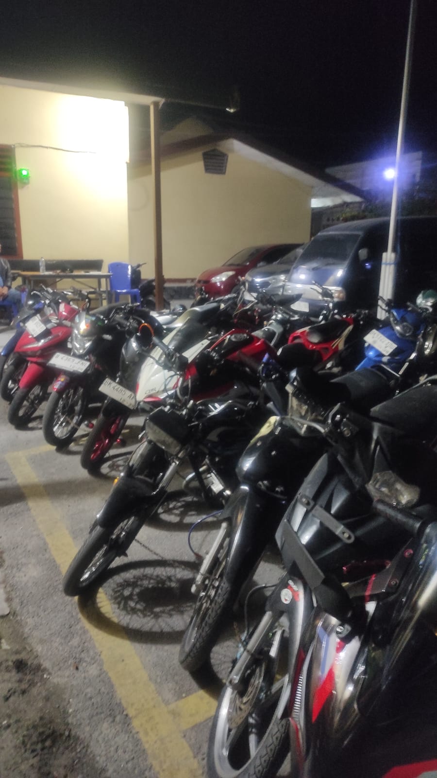 Polsek Balige Berhasil Amankan 22 Sepeda Motor Knalpot Brong 