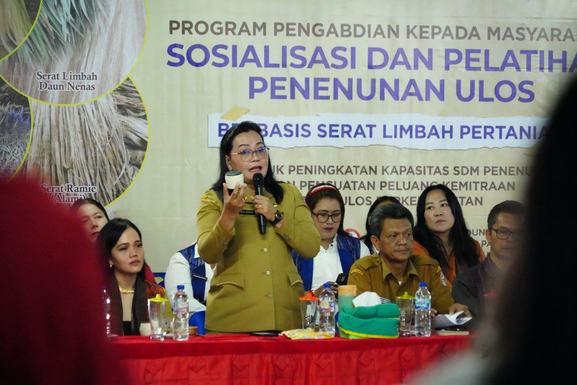 Inovasi ECO-Ulos Pemkab Taput: Ubah Limbah Pertanian Jadi Wastra Berkelanjutan dan Tingkatkan Ekonomi Penenun