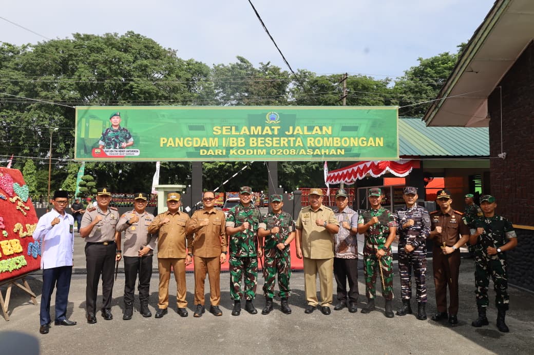 Wakil Wali Kota Tanjungbalai Hadiri Kunjungan Kerja Pangdam I/Bukit Barisan ke Kodim 0208/Asahan