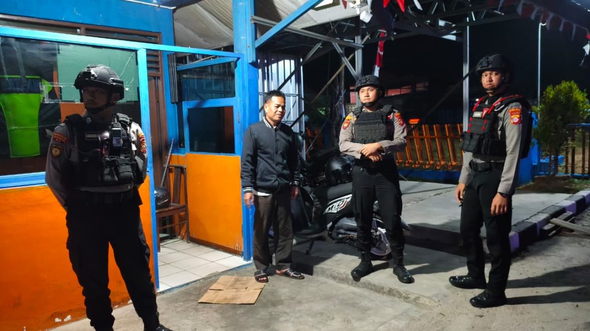 Hadirkan Rasa Aman, Tim PPRC Ditsamapta Polda Kalteng Susuri Jalanan Malam Kota Palangka Raya