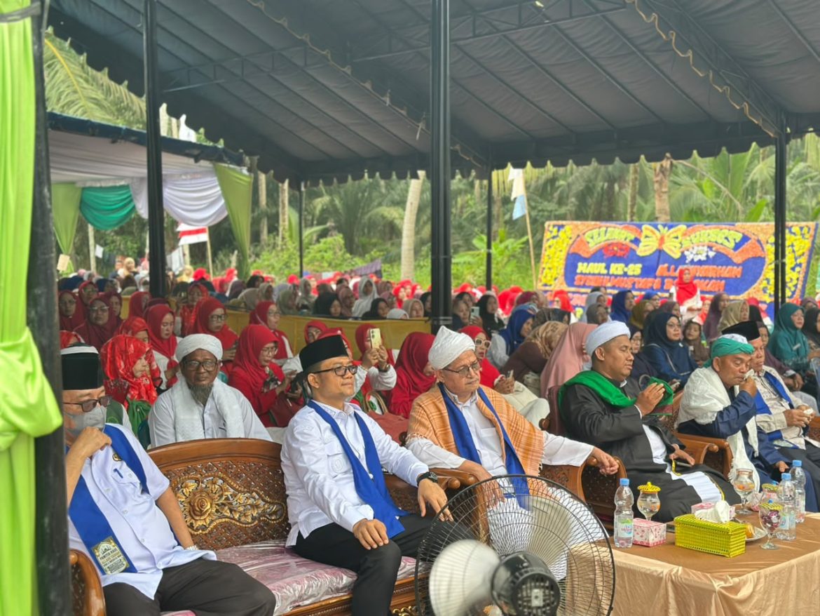 Wakil Wali Kota Tanjungbalai Hadiri Haul ke-25 Allahuyarham Syekh H Mustafa BS Rokan 