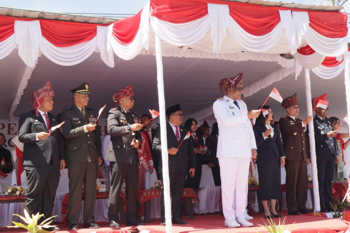 Kapolres Toba Bersama Forkopimda Hadiri Upacara Peringatan HUT RI Ke-81 Tahun 2026