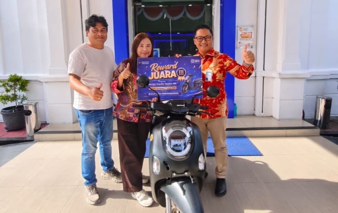 AgenBRILink dari Simalungun Raih Motor Honda di Program BRI