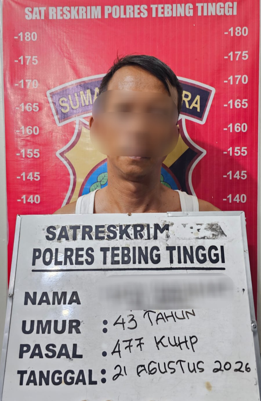 Tim Jatanras Elang Sakti Sat Reskrim Polres Tebing Tinggi Ungkap kasus pembobolan Toko Handphone dengan kerugian 150 unit HP.