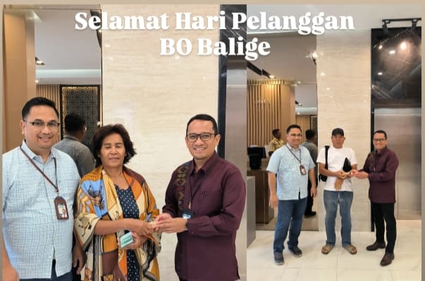 Peringati Hari Pelanggan Nasional 2026, BRI Cabang Balige Hadirkan Suasana Ramah dan Hangat