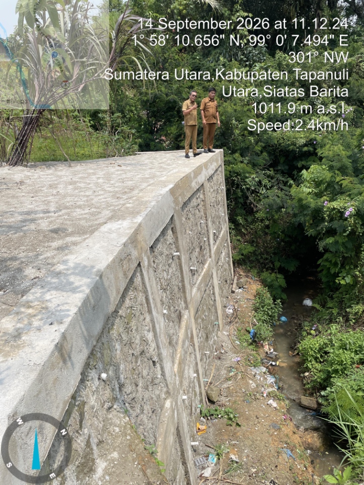 Pemulihan Pascabencana Berjalan Cepat, 15 Infrastruktur Irigasi dan Tanggul di Tapanuli Utara Selesai 100 Persen