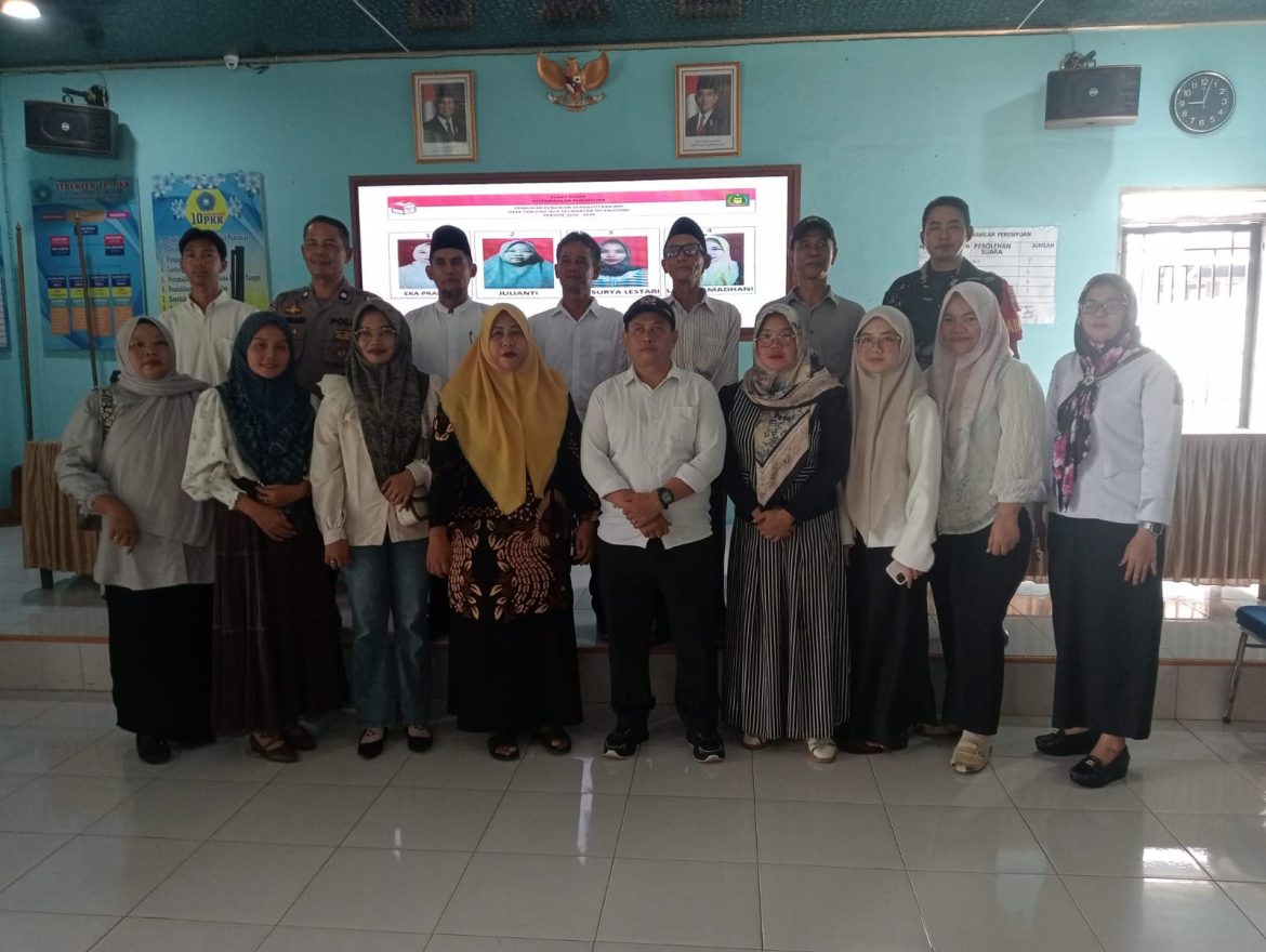 Pemilihan Anggota BPD Desa Tanjung Ibus Perwakilan Perempuan Berjalan Lancar, Aman dan Sukses.