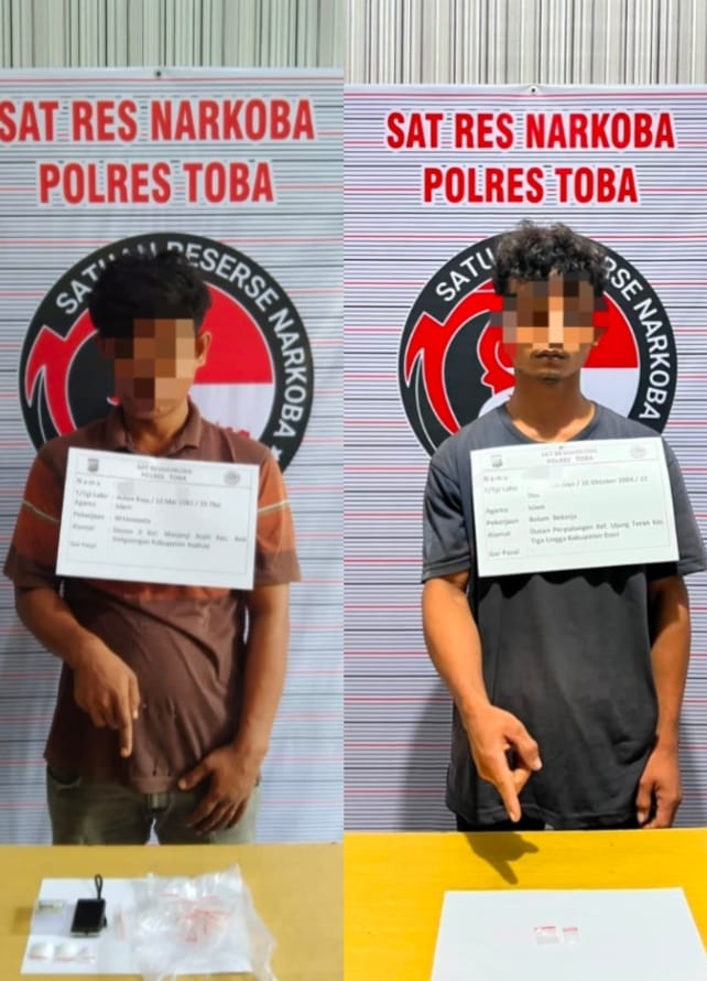 Dua Pengedar dan Kurir Sabu Berhasil di Amankan Tim Drugs Wolfa Satresnarkoba di Pinggir Jalan Sigura-gura