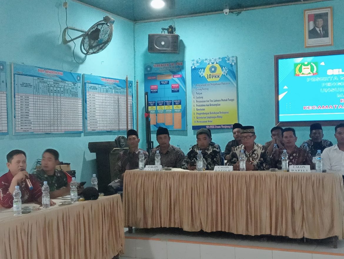 Pemilihan Anggota dan Ketua BPD Desa Tanjung Ibus Berlangsung Secara Demokratis.